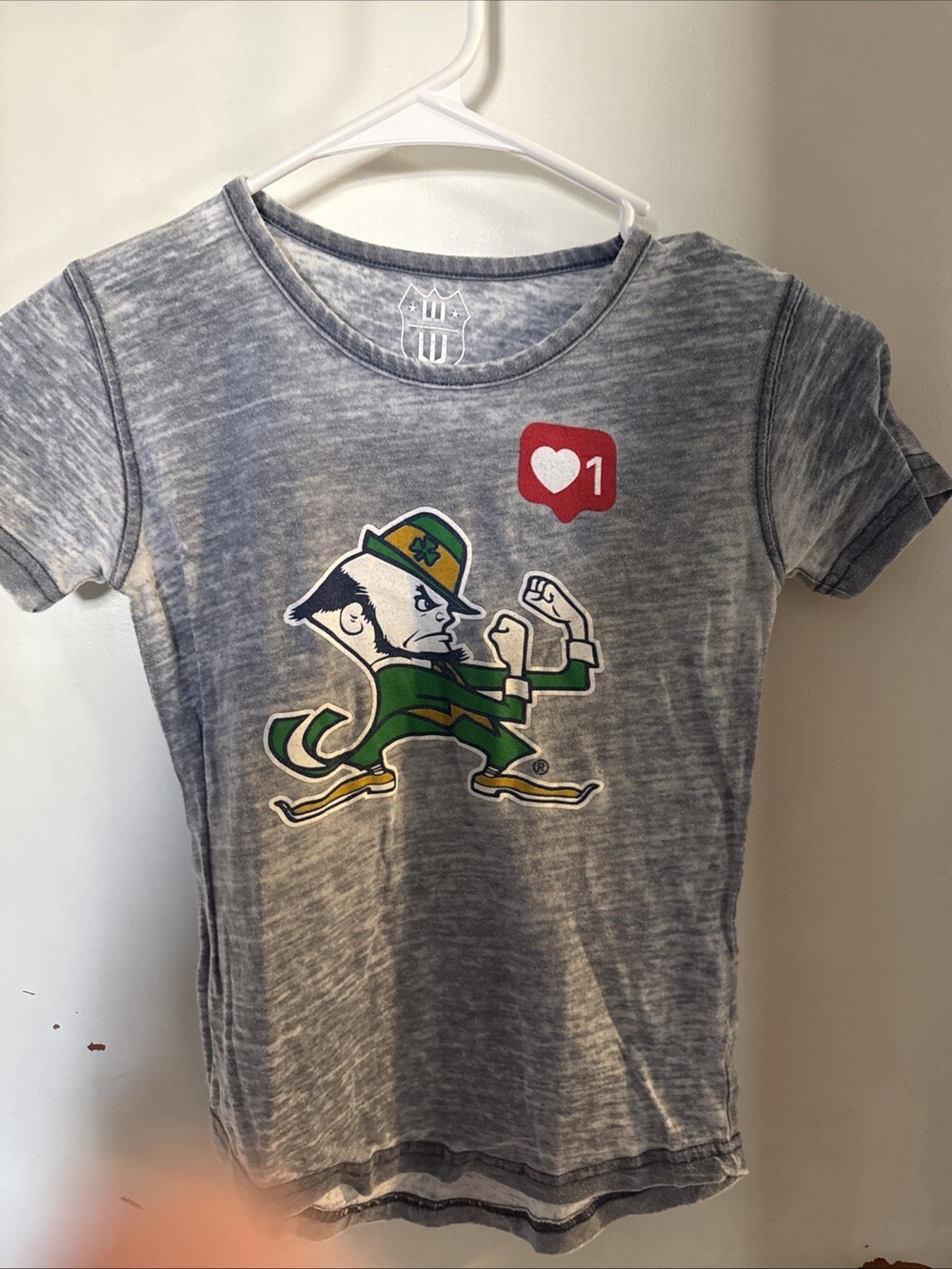 Notre Dame Fighting Irish Girls Shirt Size 5